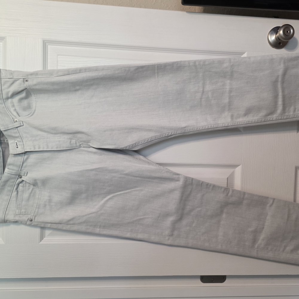 Theory Granite Straight-Leg Jeans - Light Gray